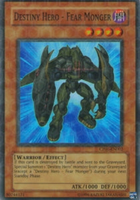 Destiny HERO - Fear Monger CP06-EN002 Super Rare Englisch