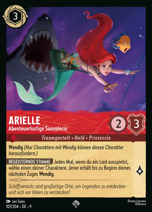 Arielle - Abenteuerlustige Sammlerin (V.1) 9FAB-107 Super Rare Deutsch