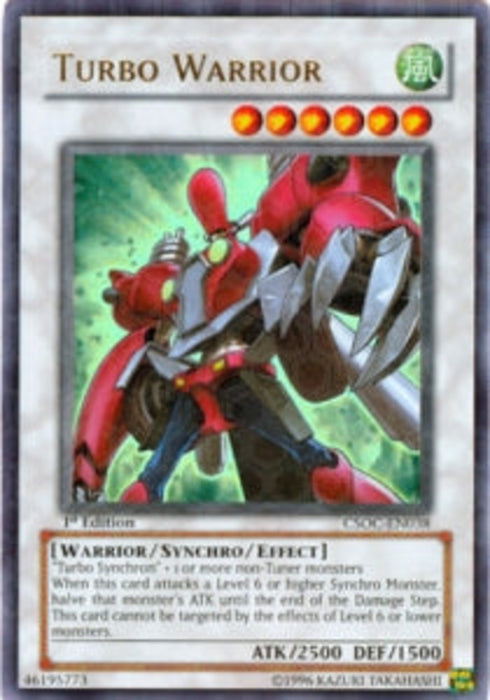 Turbo Warrior (V.1) CSOC-EN038 Ultra Rare Englisch