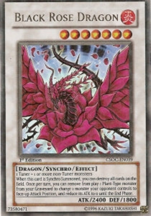 Black Rose Dragon (V.2) CSOC-EN039 Ultra Rare Englisch