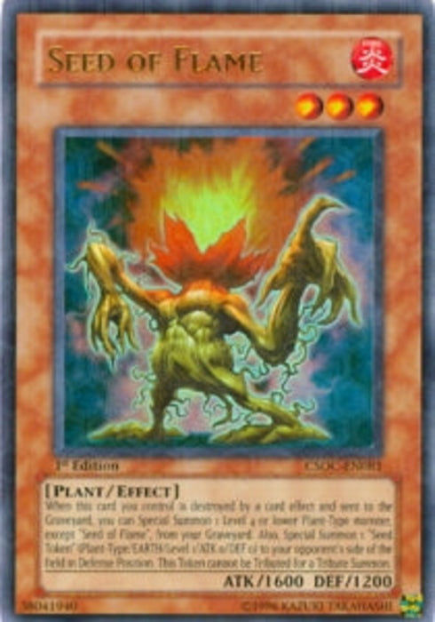 Seed of Flame (V.1) CSOC-EN081 Ultra Rare Englisch