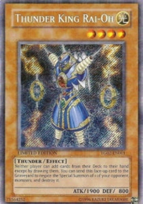 Thunder King Rai-Oh YG0X-ENYG02-EN001 Secret Rare Englisch