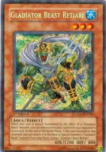 Gladiator Beast Retiari CSOC-EN086 Secret Rare Englisch