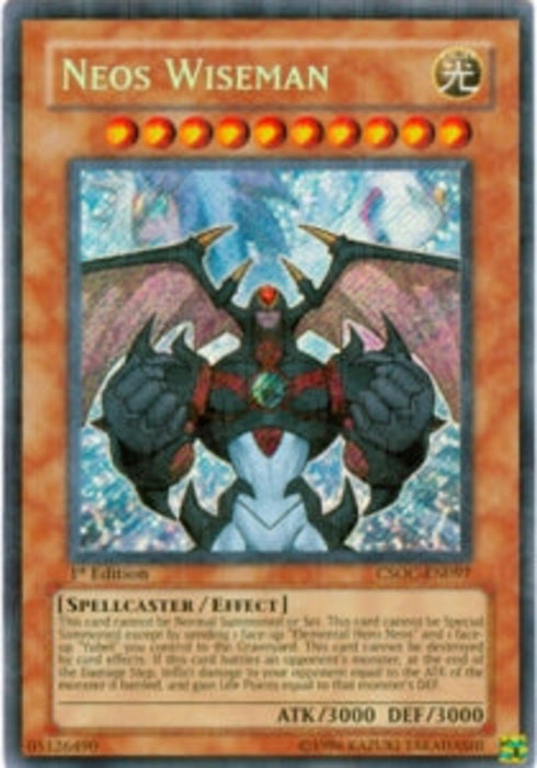 Neos Wiseman CSOC-EN097 Secret Rare Englisch
