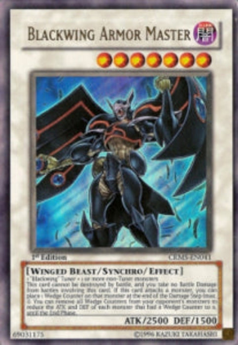 Blackwing Armor Master (V.1) CRMS-EN041 Ultra Rare Amerikanisch