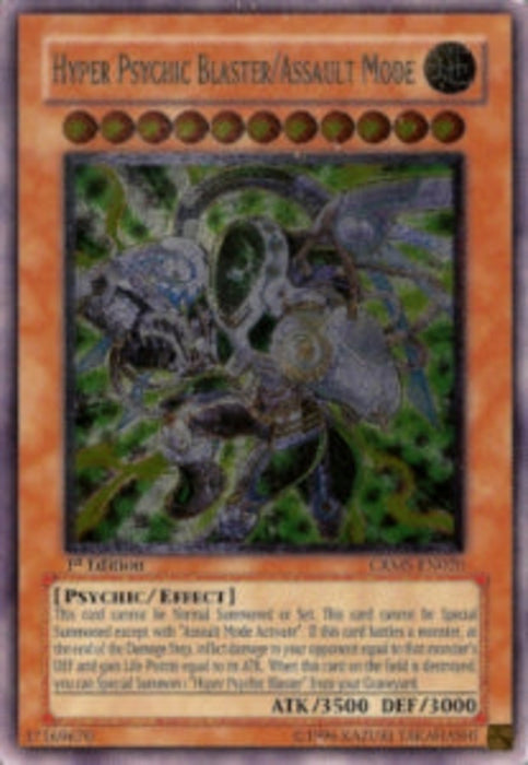 Hyper Psychic Blaster/Assault Mode (V.2) CRMS-EN020 Ultimate Rare Englisch