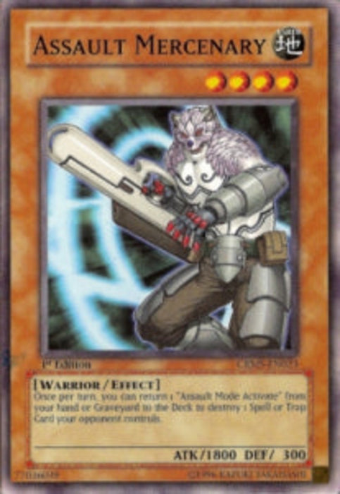 Assault Mercenary CRMS-EN023 Common Englisch