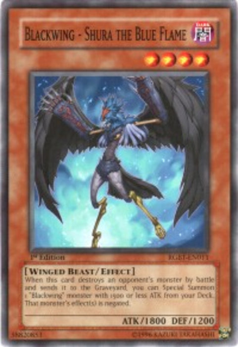 Blackwing - Shura the Blue Flame (V.1) RGBT-EN011 Common Englisch