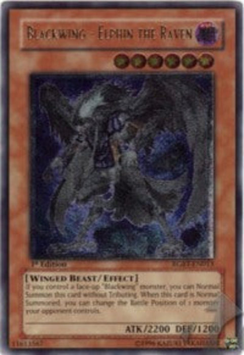 Blackwing - Elphin the Raven (V.2) RGBT-EN013 Ultimate Rare Englisch