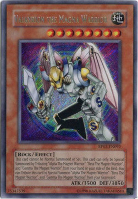 Valkyrion the Magna Warrior RP02-EN092 Secret Rare Englisch