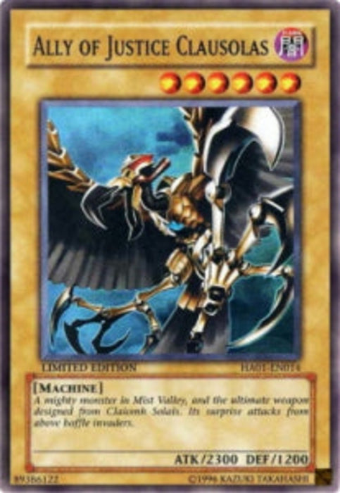 Ally of Justice Clausolas HA01-EN014 Super Rare Englisch
