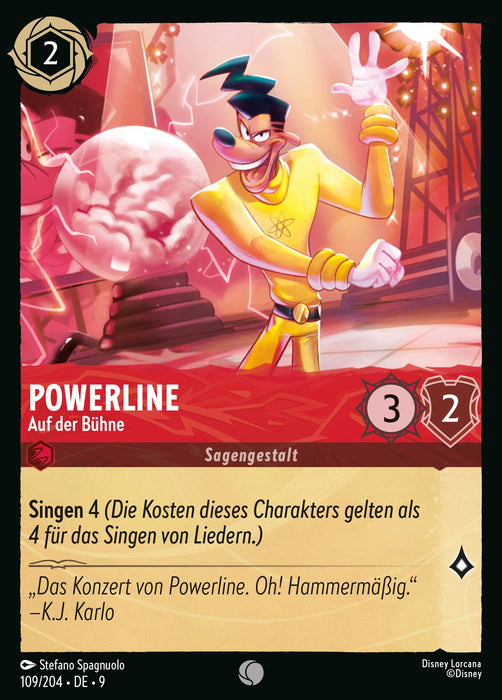 Powerline - Auf der Bühne 9FAB-109 Common Deutsch