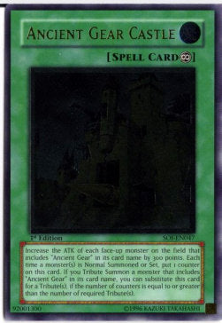 Ancient Gear Castle (V.2) SOI-EN047 Ultimate Rare Englisch