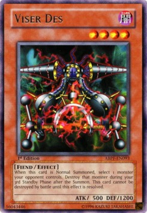 Viser Des ABPF-EN093 Rare Englisch