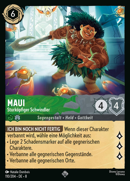 Maui - Sturköpfiger Schwindler 8JAF-110 Super Rare Deutsch