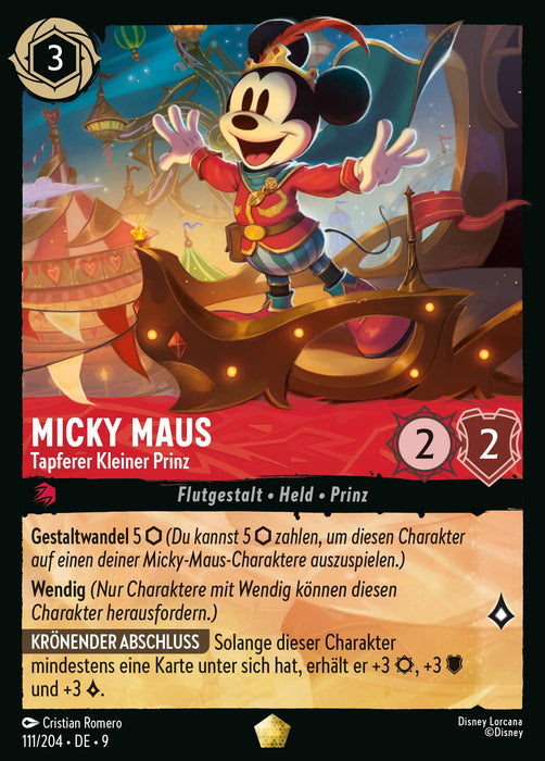 Micky Maus - Tapferer Kleiner Prinz (V.1) 9FAB-111 Legendary Deutsch