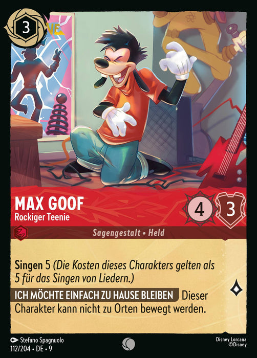 Max Goof - Rockiger Teenie (V.1) 9FAB-112 Common Deutsch