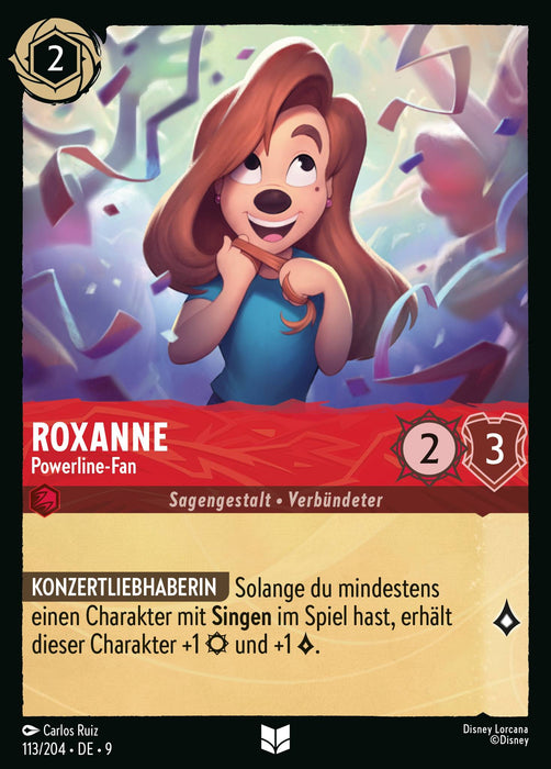Roxanne - Powerline-Fan 9FAB-113 Uncommon Deutsch