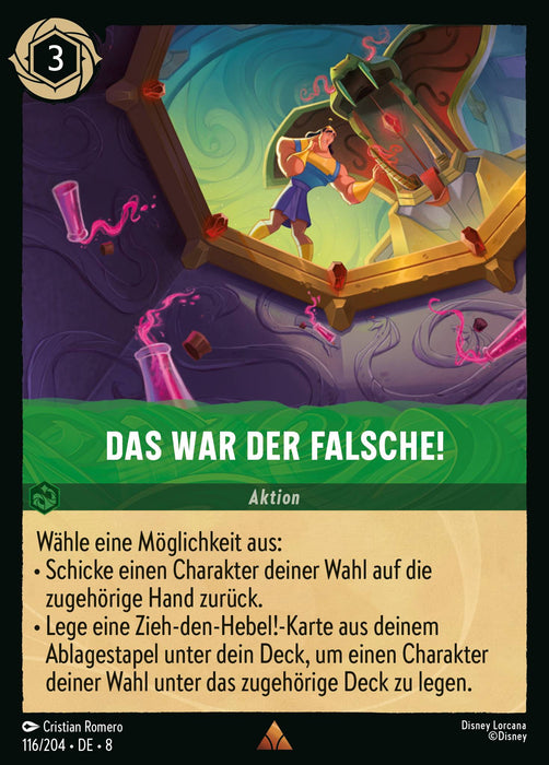 Das war der Falsche! (V.1) 8JAF-116 Rare Deutsch