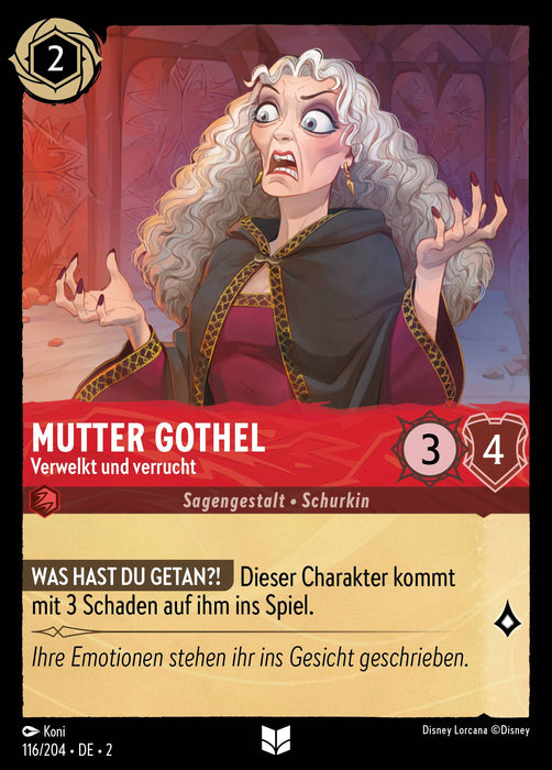 Mutter Gothel - Verwelkt und verrucht 2ROF-116 Uncommon Deutsch