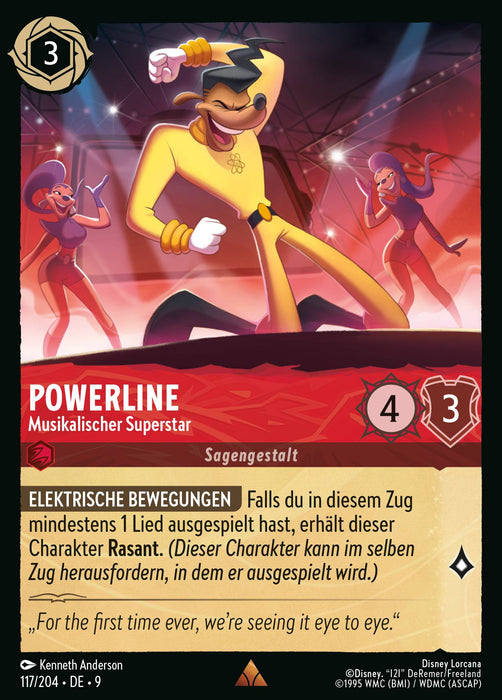 Powerline - Musikalischer Superstar (V.1) 9FAB-117 Rare Deutsch