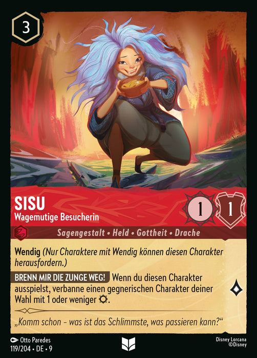 Sisu - Wagemutige Besucherin 9FAB-119 Uncommon Deutsch