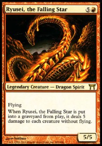 Ryusei, the Falling Star CHK-185 Rare Englisch