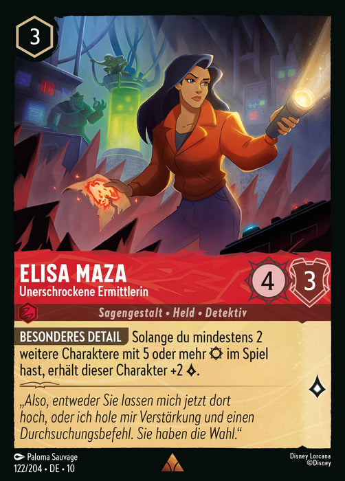 Elisa Maza - Unerschrockene Ermittlerin 10WHI-122 Rare Deutsch
