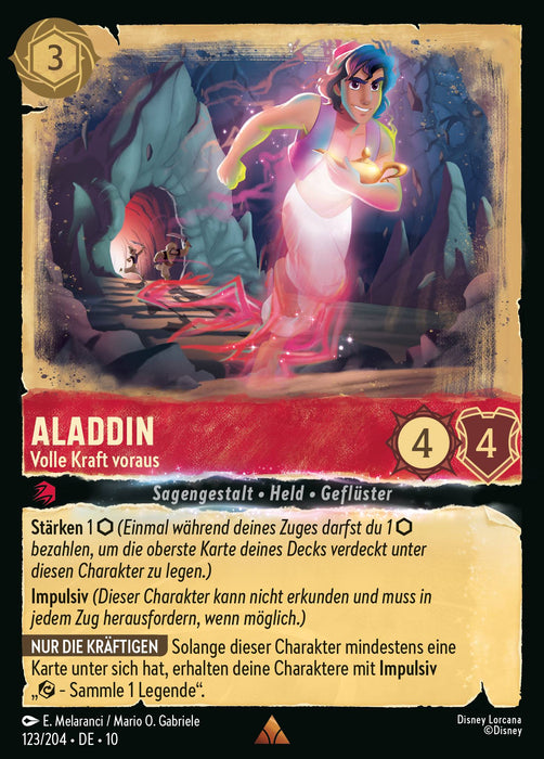 Aladdin - Volle Kraft voraus (V.1) 10WHI-123 Rare Deutsch