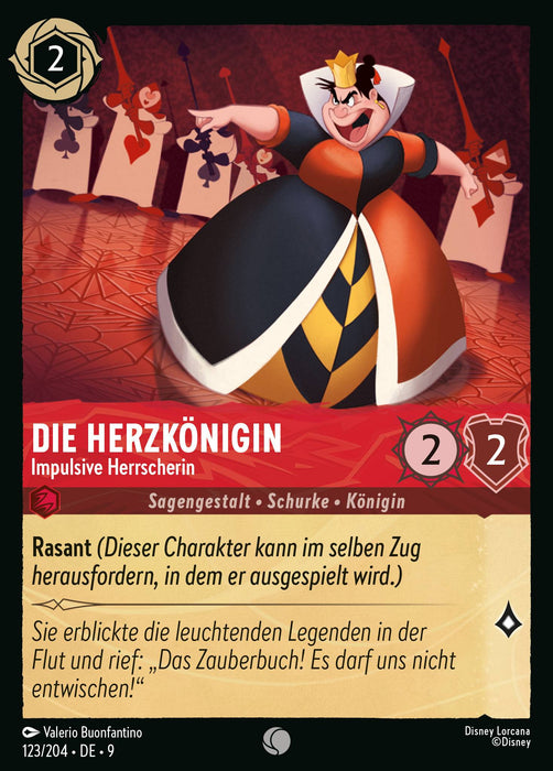 Die Herzkönigin - Impulsive Herrscherin 9FAB-123 Common Deutsch
