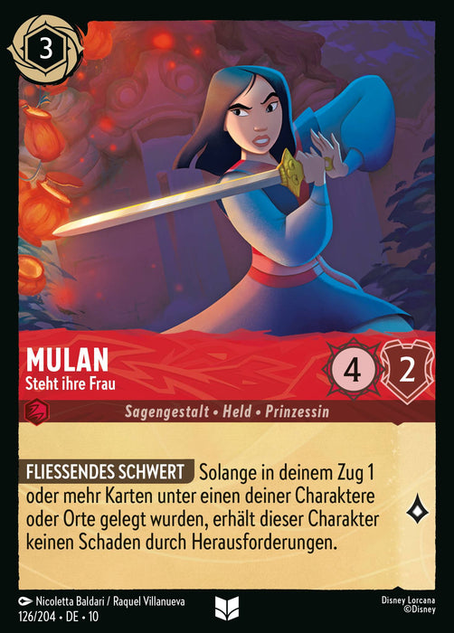 Mulan - Steht ihre Frau (V.1) 10WHI-126 Uncommon Deutsch