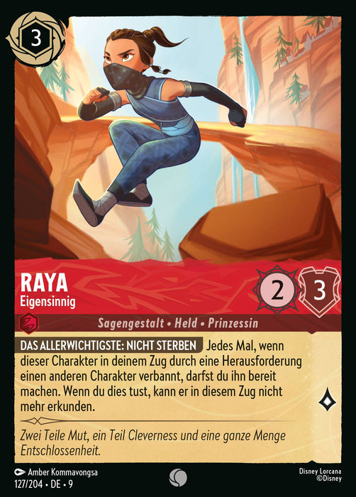 Raya - Eigensinnig 9FAB-127 Common Deutsch