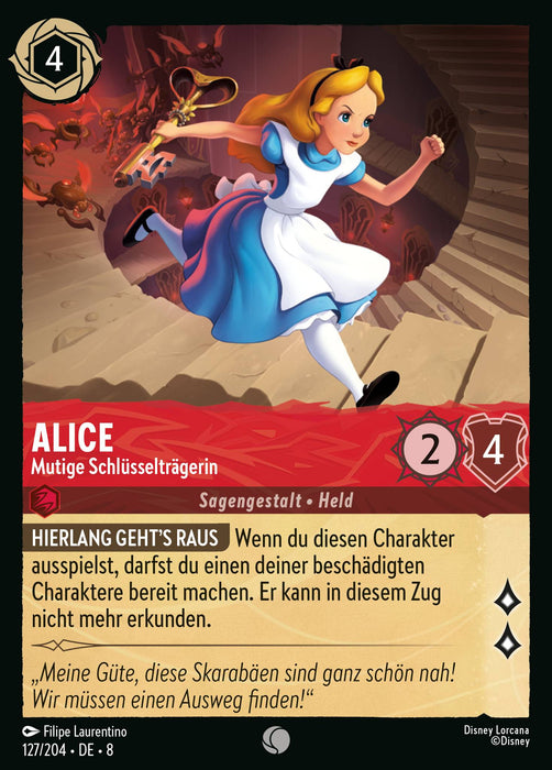Alice - Mutige Schlüsselträgerin 8JAF-127 Common Deutsch