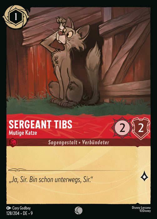 Sergeant Tibs - Mutige Katze 9FAB-128 Common Deutsch