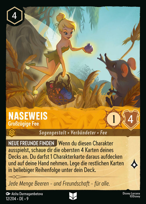 Naseweis - Großzügige Fee 9FAB-012 Uncommon Deutsch