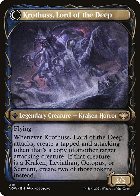 Runo Stromkirk // Krothuss, Lord of the Deep - Back Face