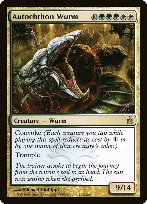 Magic: Autochthon Wurm