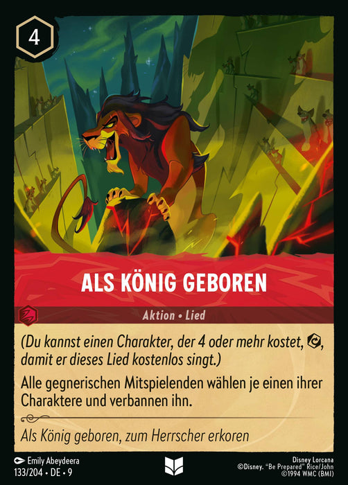 Als König Geboren (V.1) 9FAB-133 Uncommon Deutsch