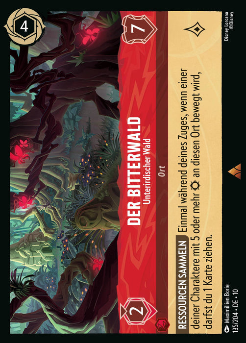 Der Bitterwald - Unterirdischer Wald 10WHI-135 Rare Deutsch