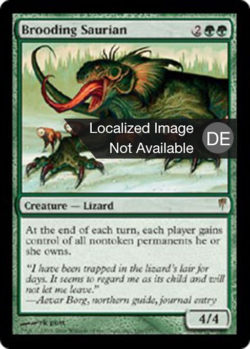 Magic: Brooding Saurian