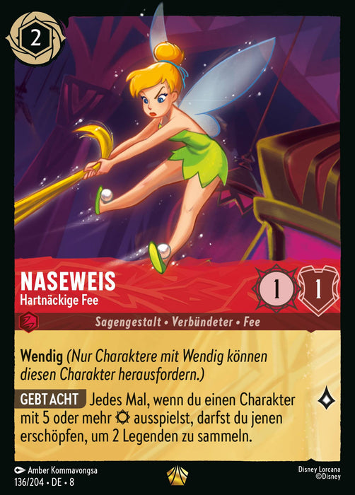 Naseweis - Hartnäckige Fee 8JAF-136 Legendary Deutsch