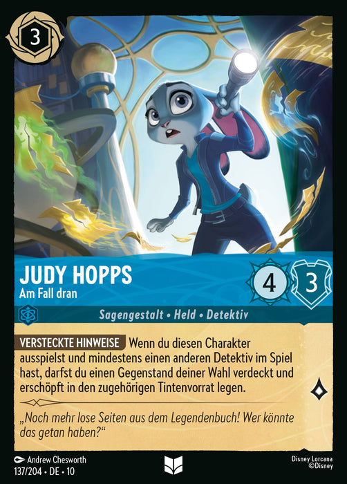 Judy Hopps - Am Fall dran 10WHI-137 Uncommon Deutsch