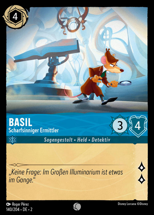 Basil - Scharfsinniger Ermittler 2ROF-140 Common Deutsch