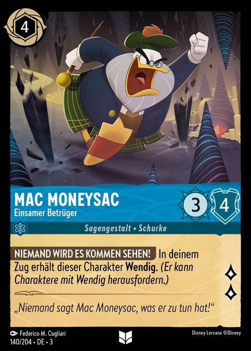 Mac Moneysac - Einsamer Betrüger 3INK-140 Uncommon Deutsch