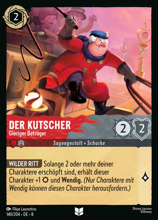 Der Kutscher - Gieriger Betrüger 8JAF-140 Uncommon Deutsch