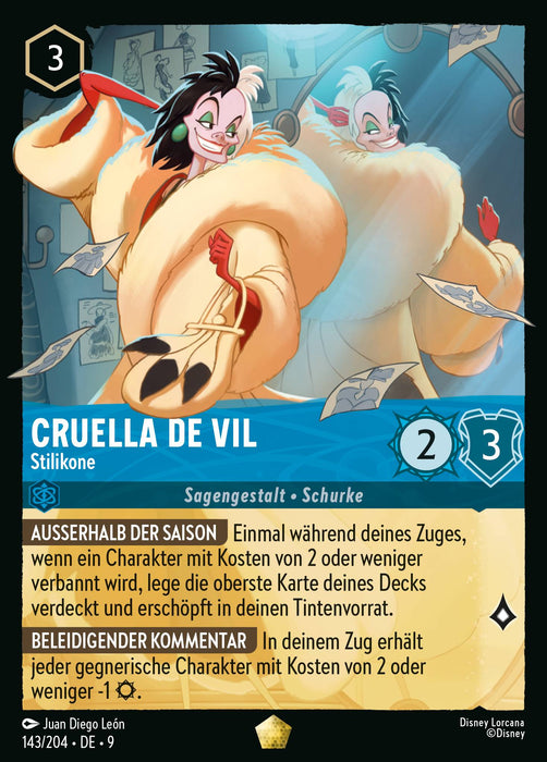 Cruella De Vil - Stilikone (V.1) 9FAB-143 Legendary Deutsch