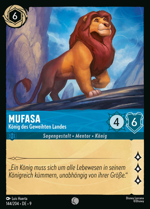 Mufasa - König des Geweihten Landes 9FAB-144 Common Deutsch
