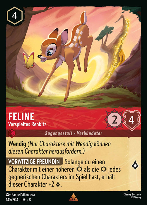 Feline - Verspieltes Rehkitz 8JAF-145 Rare Deutsch