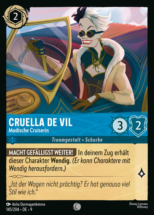 Cruella De Vil - Modische Cruiserin 9FAB-145 Common Deutsch