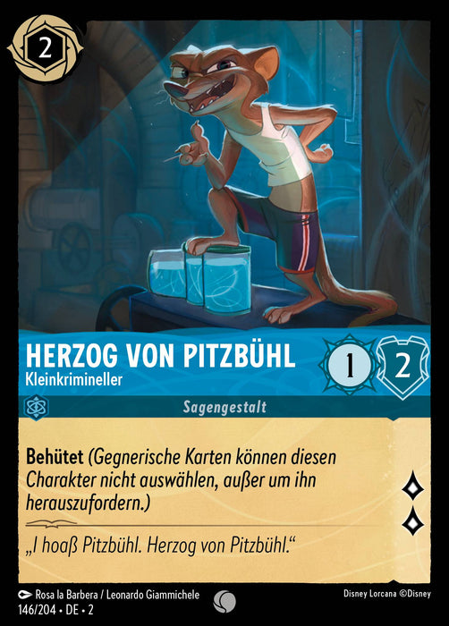 Herzog von Pitzbühl - Kleinkrimineller 2ROF-146 Common Deutsch